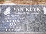KUYK Johan Jan, van 1922-2001