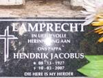LAMBRECHT Hendrik Jacobus 1927-2007