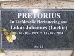 PRETORIUS Lukas Johannes 1929-2004