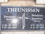 THEUNISSEN Ebenezer 1919-2002 & Hendrina Jacomina 1916-2005