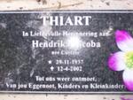 THIART Hendrika Jacoba nee COETZEE 1937-2002
