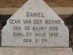 MERWE Daniel Izak, van der 1896-1952