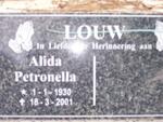 LOUW Alida Petronella 1930-2001