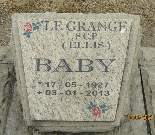 GRANGE S.C.P., le nee ELLIS 1927-2013