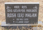 MALAN Rosa 1928-2007