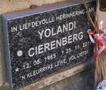 CIERENBERG Yolandi 1985-2019