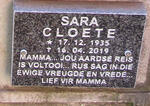 CLOETE Sara 1935-2019