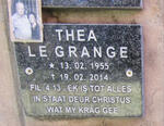 GRANGE Thea, le 1955-2014
