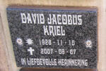 KRIEL David Jacobus 1928-2007