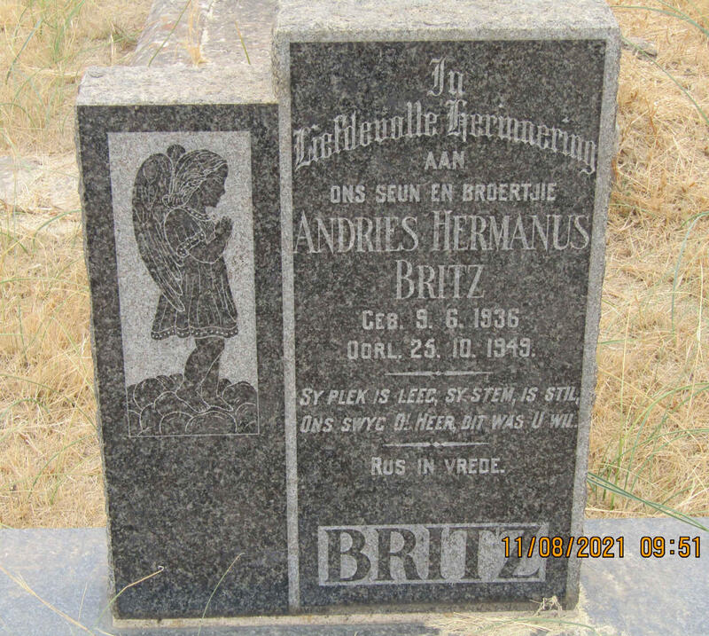 BRITZ Andries Hermanus 1936-1949