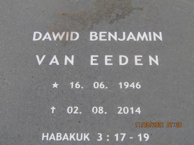 EEDEN Dawid Benjamin, van 1946-2014