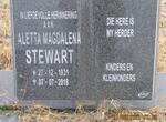 STEWART Aletta Magdalena 1931-2018