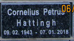 HATTINGH Cornelius Petrus 1943-2018