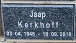 KERKHOFF Jaap 1946-2018