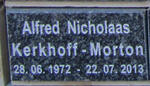 MORTON Alfred Nicholaas, KERKHOFF 1972-2013