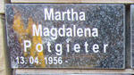 POTGIETER Martha Magdalena 1956-