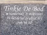 BOD Tinkie, de 1947-2007