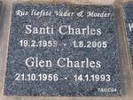 CHARLES Glen 1956-1993 & Santi 1959-2005