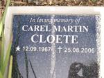 CLOETE Carel Martin 1967-2006
