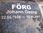 FÖRG Johann Georg 1928-2007