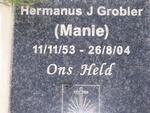 GROBLER Hermanus J. 1953-2004