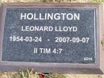HOLLINGTON Leonard Lloyd 1954-2007