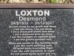 LOXTON Desmond 1932-2007