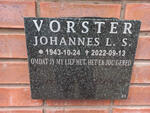 VORSTER Johannes L.S. 1943-2022