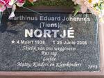 NORTJE Marthinus Eduard Johannes 1938-2006
