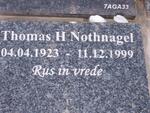 NOTHNAGEL Thomas H. 1923-1999