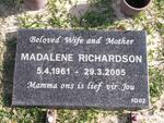 RICHARDSON Madalene 1961-2005