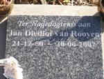 ROOYEN Dan Diedlof, van 1950-2007