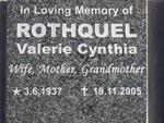ROTHQUEL Valerie Cynthia 1937-2005