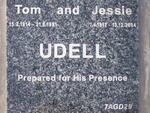 UDELL Tom 1914-1991 & Jessie 1912-2004