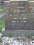 STRYDOM Christina Gertruida 1899-1975