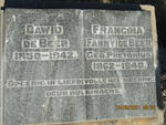 BEER Dawid, de 1850-1942 & Francina  PRETORIUS 1862-1940