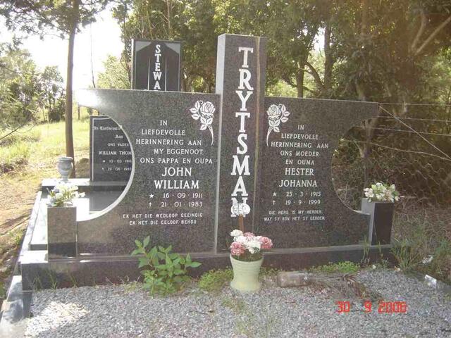 TRYTSMAN John William 1911-1983 & Hester Johanna 1915-1999