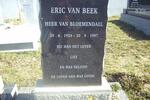 BEEK Eric, van 1924-1997