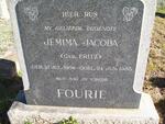 FOURIE Jemima Jacoba nee FRITZ 1886-1955