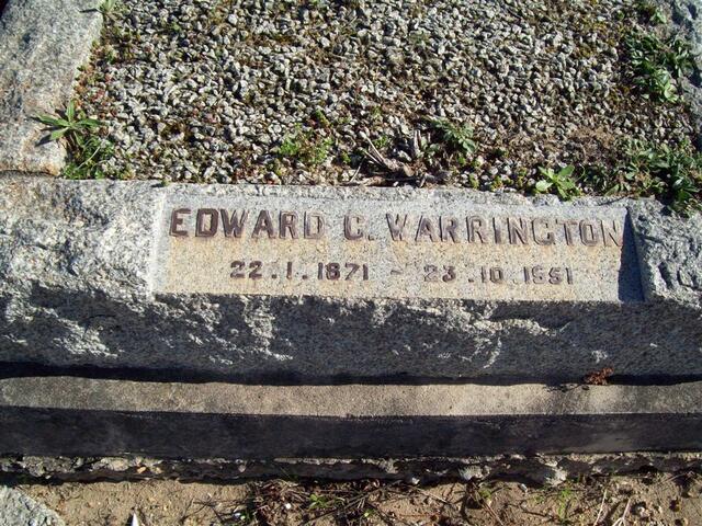 WARRINGTON Edward C. 1871-1951
