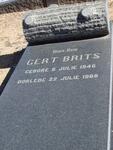 BRITS Gert 1946-1988