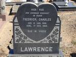 LAWRENCE Fredrick Charles 1898-1960