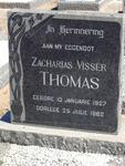 THOMAS Zacharias Visser 1927-1962