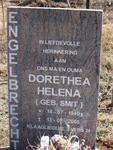 ENGELBRECHT Dorethea Helena nee SMIT 1940-2005