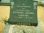 JACOBS Katherine Johanna Caroline 1900-1970
