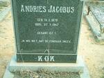 KOK Andries Jacobus 1879-1947