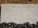 NELL Hendrik J.G. 1922-1923