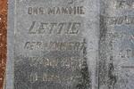 RENSBURG Lettie, van nee JOUBERT 1920-1972