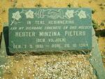 PIETERS Hester Minzina nee VILJOEN 1891-1964