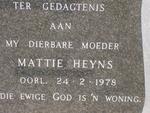 HEYNS Mattie -1978